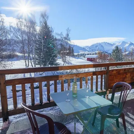 Villa Les Balcons du Golf à Alpe dʼHuez Extérieur photo